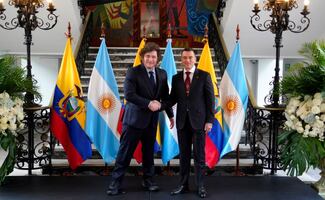 Argentina declara terroristas a bandas criminales ecuatorianas; Noboa agradece respaldo de Milei
