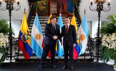 Argentina declara terroristas a bandas criminales ecuatorianas; Noboa agradece respaldo de Milei