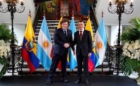 Argentina declara terroristas a bandas criminales ecuatorianas; Noboa agradece respaldo de Milei