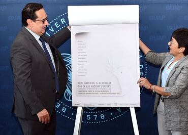 BUAP inaugura la exposición "Carteles unidos por la paz"; busca promover el respeto y la educación sin violencia