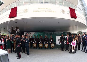 Reconocen al águila real con letras doradas en el Senado