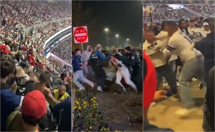 Aficionados de Dallas protagonizan varias peleas campales en el AT&T Stadium