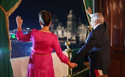 “El real y verdadero quién para…”: Las fotos de AMLO y Beatriz Gutiérrez Müller en el Grito