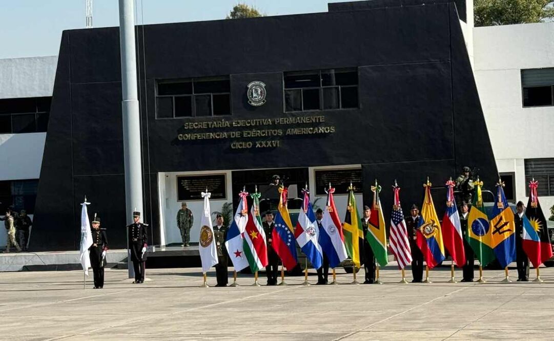 Ejército mexicano traspasa la presidencia de la Confederación de Ejércitos Americanos. Foto: Especial
