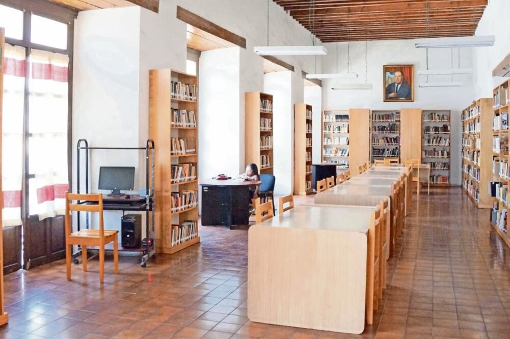 La imagen muestra un aspecto general de la Biblioteca Pública “Margarita Maza de Juárez”, en Oaxaca. Foto: EDWIN HERNÁNDEZ. EL UNIVERSAL