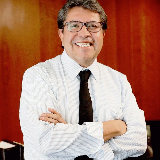 En la foto: Ricardo Monreal, Coordinador de Morena en el Senado. FOTO: IVÁN STEPHENS. ELUNIVERSAL