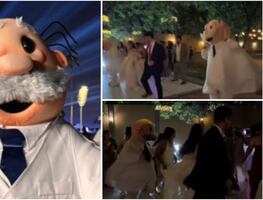 VIDEO: Mujer contrata botargas del Dr. Simi para su boda y se viraliza en redes