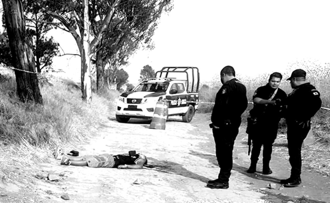 En un camino de terracería del poblado de San Andrés Metla, municipio de Cocotitlán, fueron encontrados las dos personas. Foto: Especial 