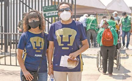 En el estadio de CU concluye vacunación sin tumultos