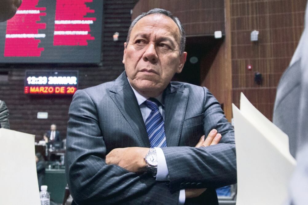 El miedo no anda en burro”. Jeús Zambrano aseguró que López Obrador teme ser alcanzado por el candidato de la coalición Por México al Frente (ARCHIVO EL UNIVERSAL)