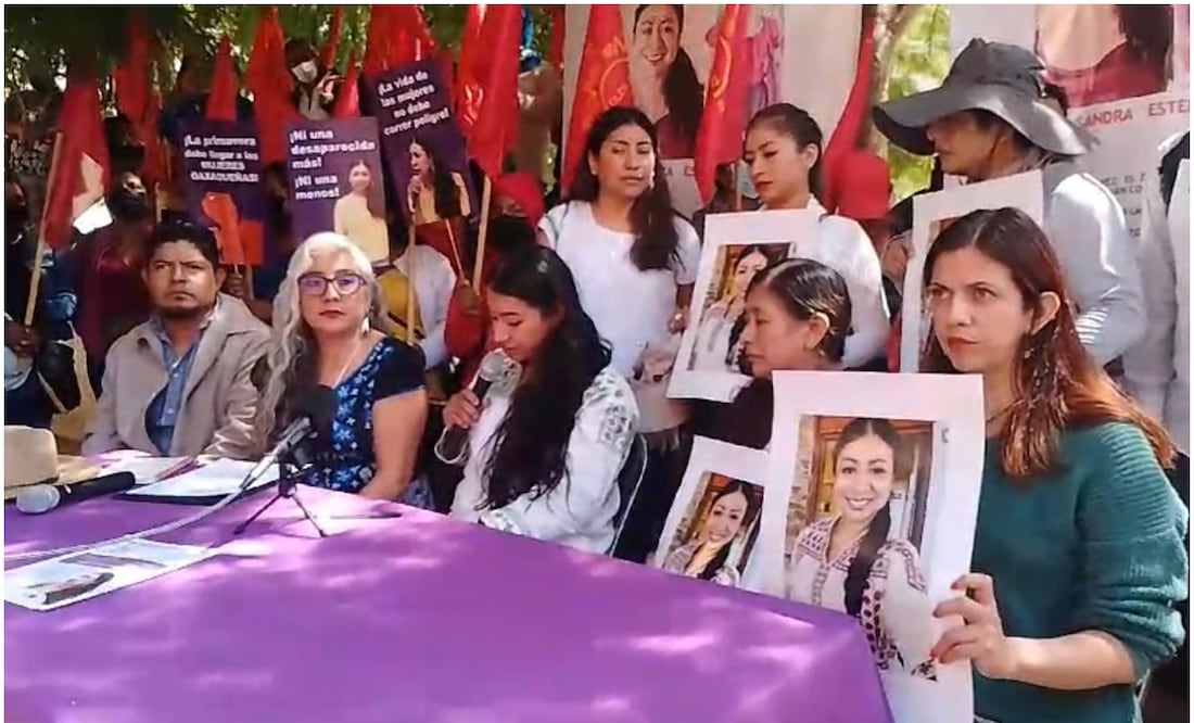 Familia de Sandra Domínguez, activista desaparecida en Oaxaca, pide ayuda de Claudia Sheinbaum para localizarla (11/10/2024). Foto: Juan Carlos Zavala / EL UNIVERSAL