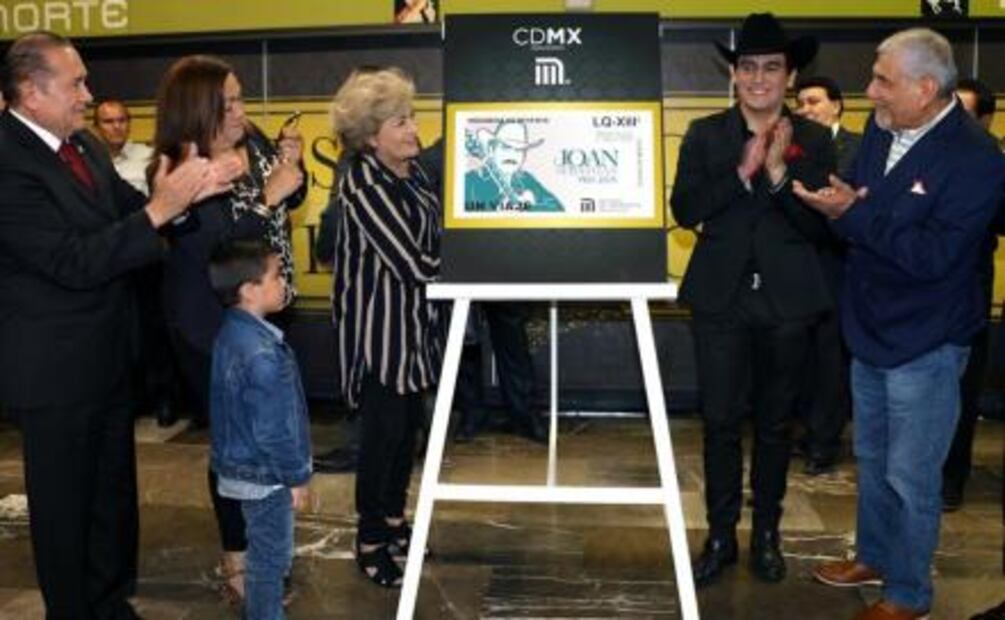 Metro lanza boleto conmemorativo en honor a Joan Sebastian 