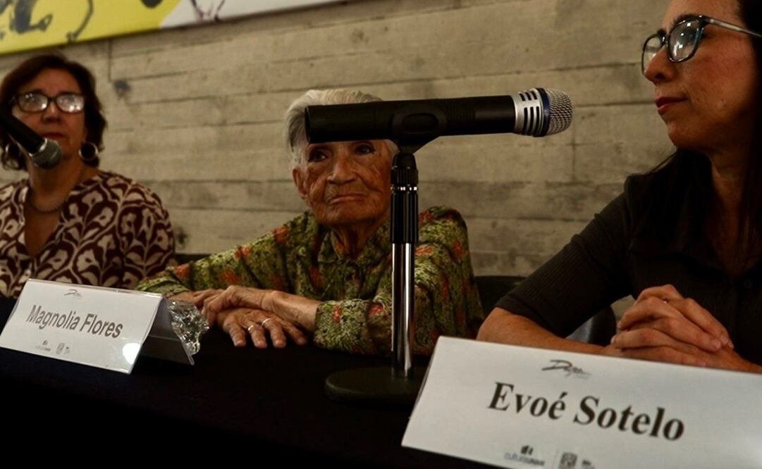 Magnolia Flores, importante figura de la danza en México y viuda heredera de Raúl Flores Canelo. Foto: Danza UNAM.