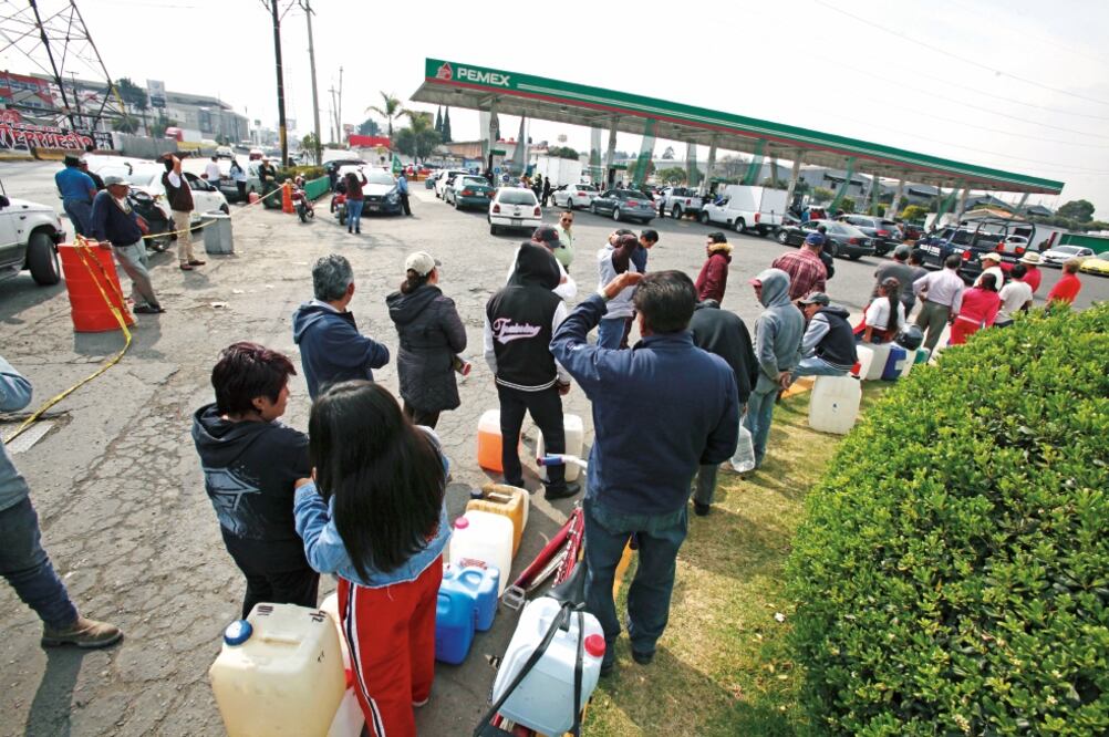 Daño.Empresarios reconocieron que hubo un efecto negativo en la actividad económica en el centro y norte del país por el desabasto de gasolina. Foto: ARCHIVO EL UNIVERSAL