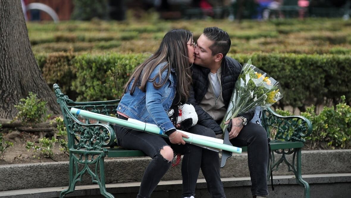 Parejas Festejando el Día de San Valentín. Foto: Fernanda Rojas/ El Universal, archivo 