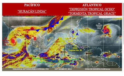 Se prevén lluvias fuertes en al menos 15 estados del país