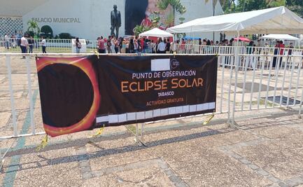 Eclipse Solar 2024: Tabasqueños se congregaron para apreciar el eclipse en al menos 23 sedes habilitadas