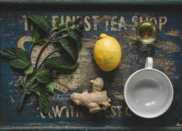 5 formas de mezclar jengibre en bebidas frías y calientes