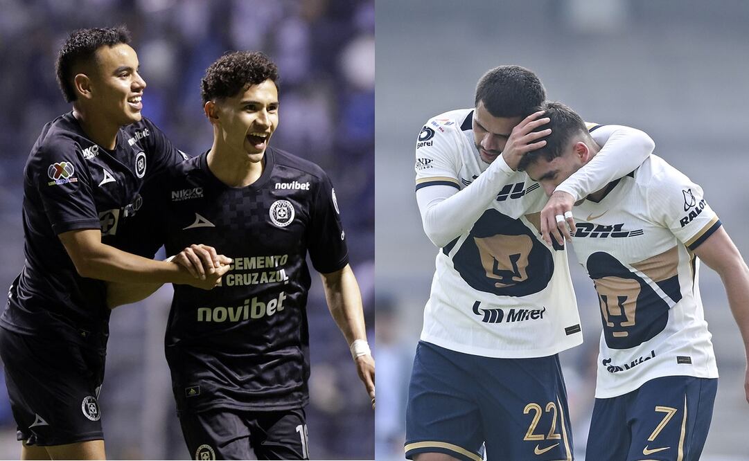 Cruz Azul y Pumas durante la Jornada 16 del Apertura 2025 - Fotos: Imago7