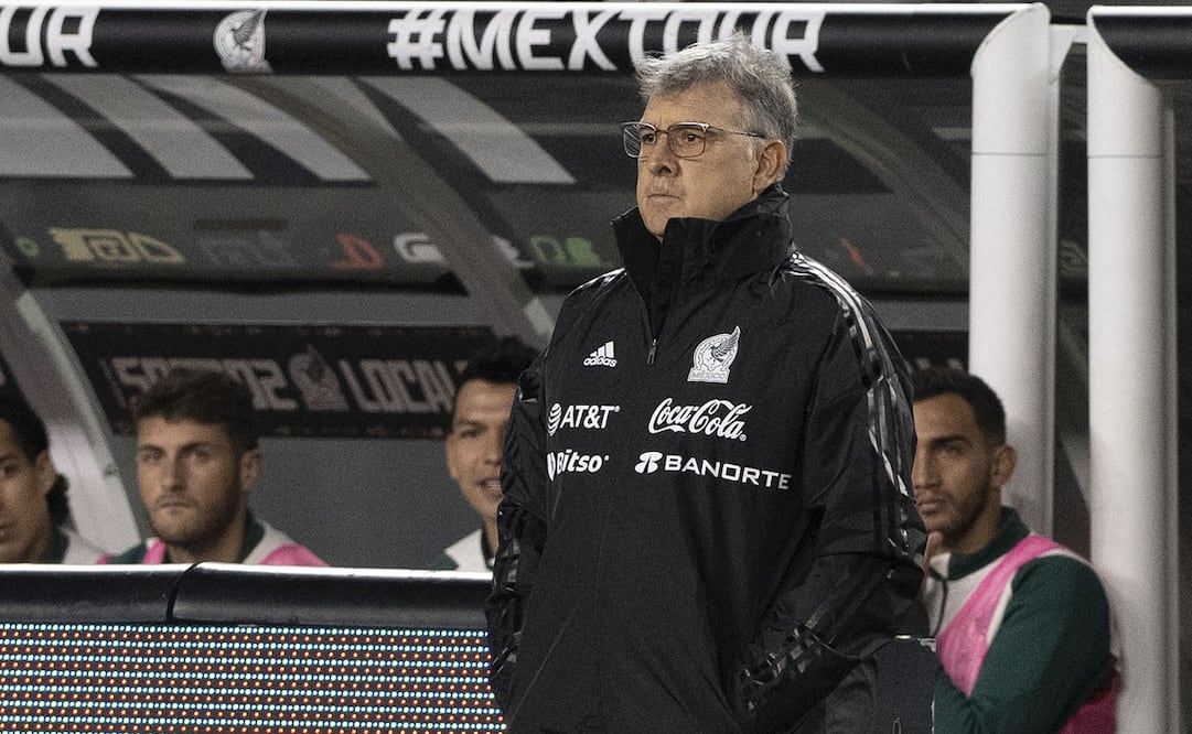 Gerardo Martino en el partido de México vs Colombia - FOTO: Imago7