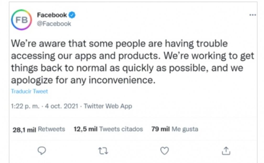 WhatsApp, Facebook y Instagram se normalizan tras caída mundial