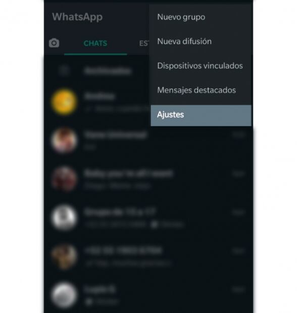 Cómo se cambia el tamaño de la letra de WhatsApp