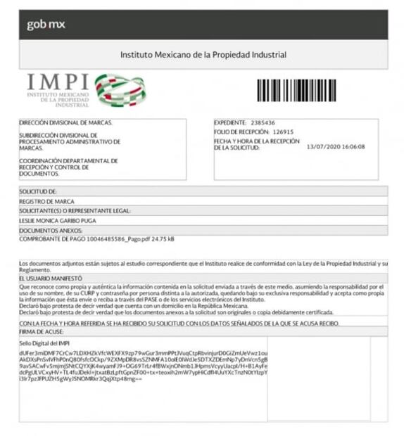 Busca Nahle registrar su nombre como marca