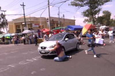 Conductor atropella a manifestantes que protestaban por falta de agua en Ermita Iztapalapa