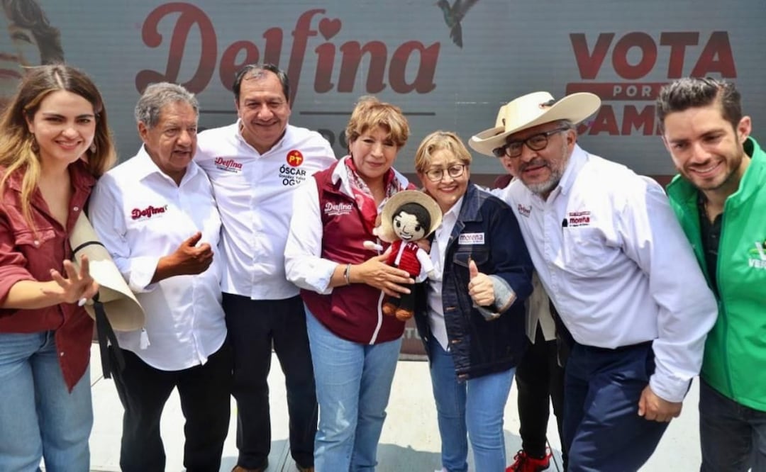 Delfina Gómez cierre de campaña. Foto: Especial