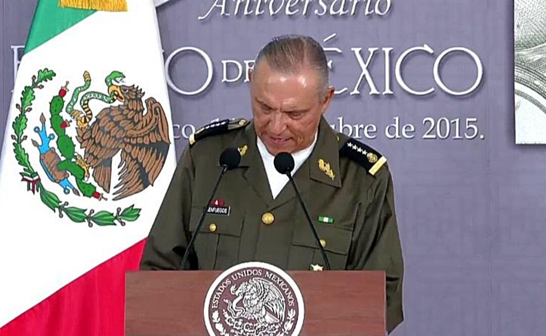 El titular de la Sedena fue orador en el evento por el 90 Aniversario del Banco de México. /Especial