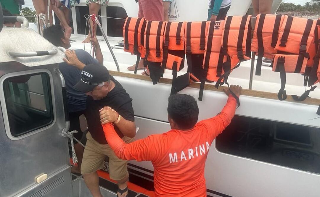 Rescate de Marina en Quintana Roo. Foto: Especial