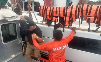 Elementos de la Marina rescatan a 23 personas en Quintana Roo