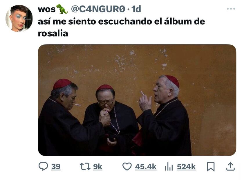 Usuarios reaccionan con memes al nuevo álbum de Rosalía. Foto: Redes Sociales