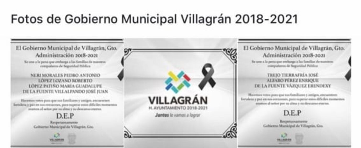 Confirman muerte de 7 policías de Villagrán, Guanajuato; los encontraron en bolsas