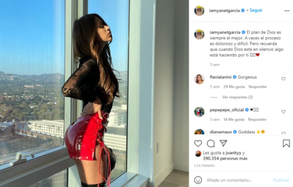 La foto más sexy de la semana es de Yanet García en ropa interior 