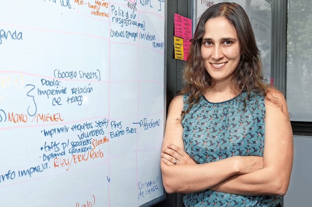 Camila Lecaros, directora de MassChallenge en México, una de las aceleradoras más grandes del mundo (ARIEL OJEDA. EL UNIVERSAL)