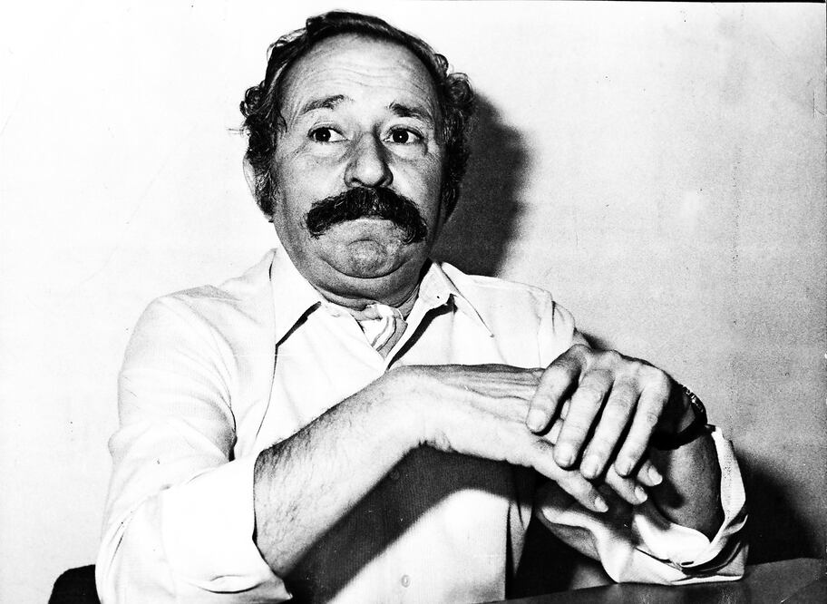 Taibo I, en la redacción de EL UNIVERSAL, en 1984 (ARCHIVO EL UNIVERSAL)