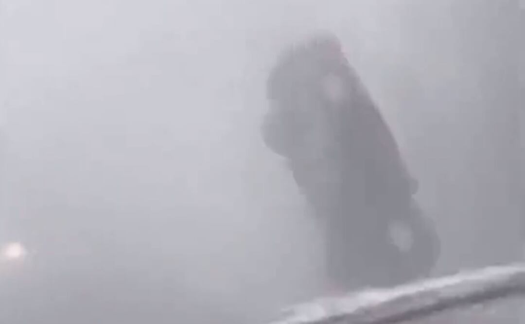El huracán Idalia produjo bandas de tormentas en Lowcountry, Carolina del Sur. Foto: Tomada del video