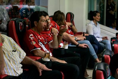 Yunes Landa acude a apoyar a los Tiburones