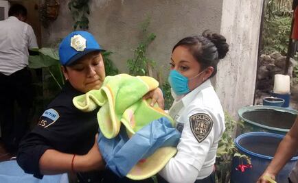 Nace bebé en calles de Coyoacán