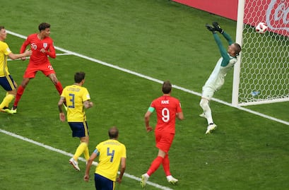 Gol de Dele Alli para sentenciar la victoria de Inglaterra sobre Suecia