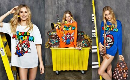 Lanza Moschino colección de Super Mario Bros