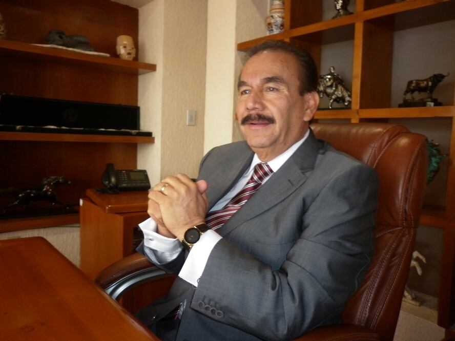 Pedro Rodríguez Villegas, presidente municipal de Atizapán de Zaragoza (Foto: Juan Manuel Barrera Aguirre)