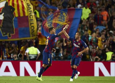 Barcelona viene de atrás y derrotó al Inter de Milan