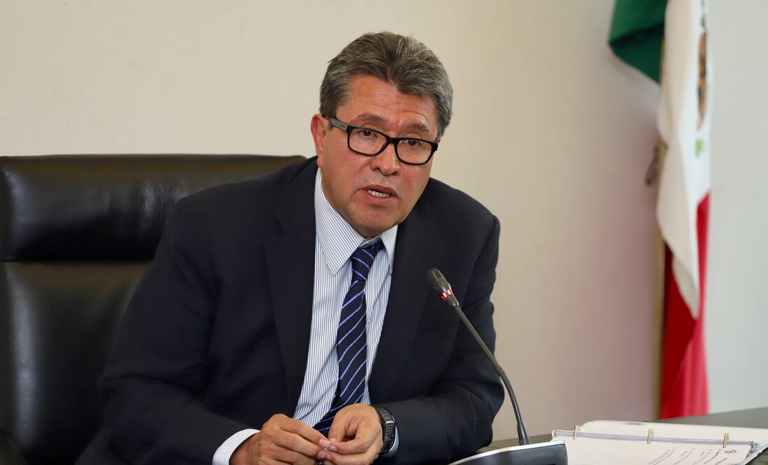 El coordinador de Morena en el Senado, Ricardo Monreal. Foto: Archivo
