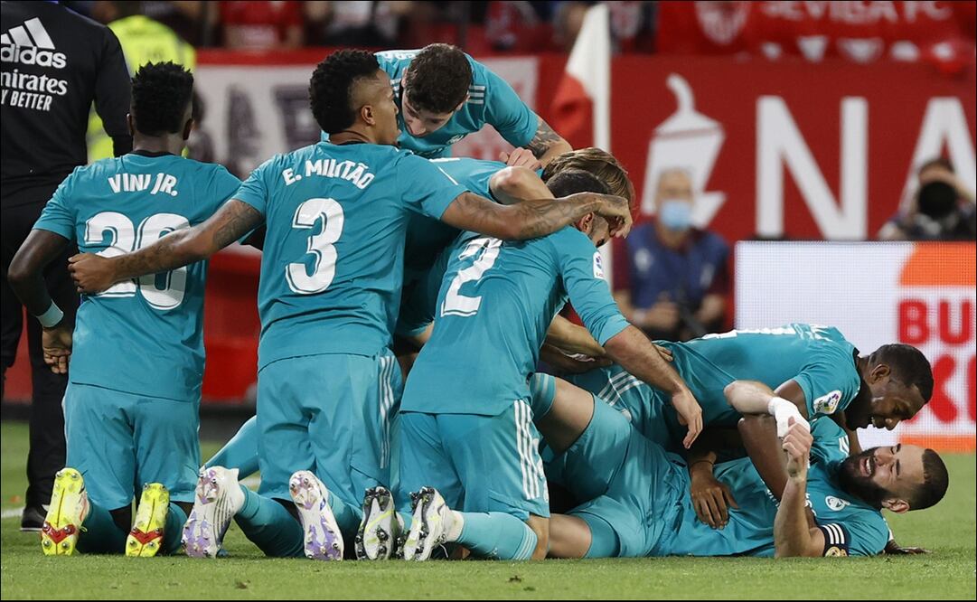 REAL MADRID REMONTÓ ANTE SEVILLA PARA QUEDARSE CON EL TRIUNFO - FOTO: EFE