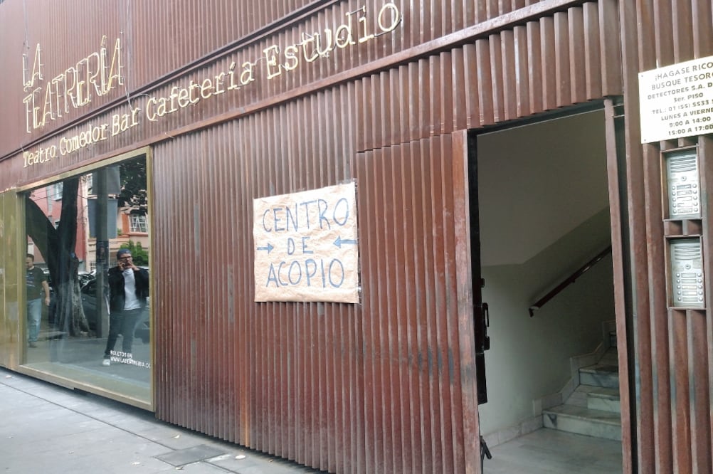 "Como artistas, estamos muy cerca de lo que ha sucedido", explica el director de La Teatrería, ubicada en La Condesa. (ARACELI GARCÍA. EL UNIVERSAL)