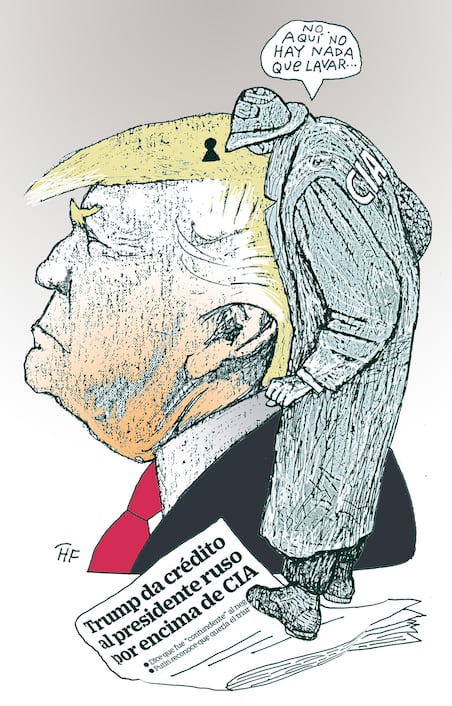 Putin no le lavó nada