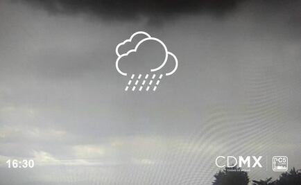 Llueve en seis alcaldías de la CDMX