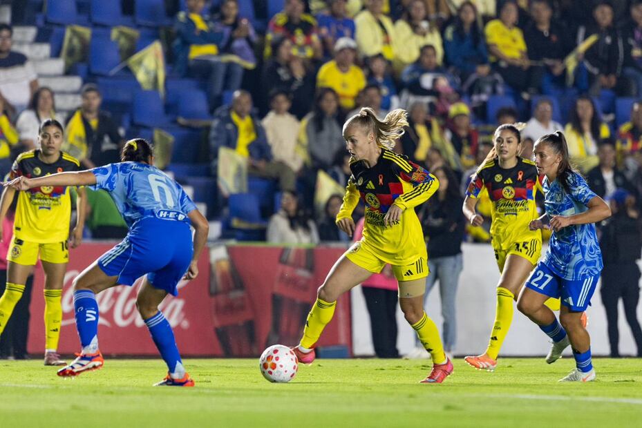 América y Tigres empatan en la Final de Ida del Apertura 2025 de la Liga MX Femenil - Foto: Hugo Salvador/EL UNIVERSAL